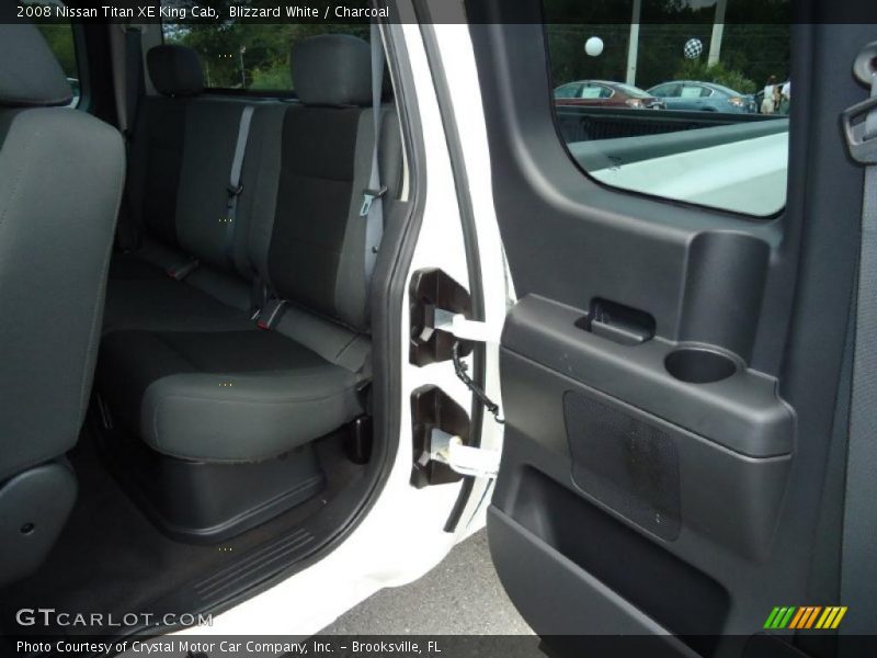 Blizzard White / Charcoal 2008 Nissan Titan XE King Cab