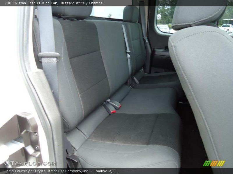 Blizzard White / Charcoal 2008 Nissan Titan XE King Cab