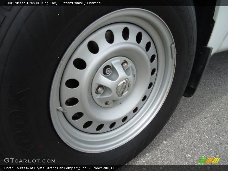 Blizzard White / Charcoal 2008 Nissan Titan XE King Cab