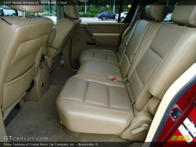 Red Brawn / Sand 2007 Nissan Armada LE