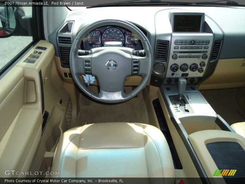 Red Brawn / Sand 2007 Nissan Armada LE