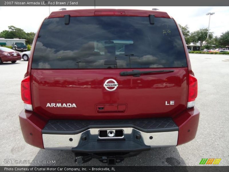 Red Brawn / Sand 2007 Nissan Armada LE