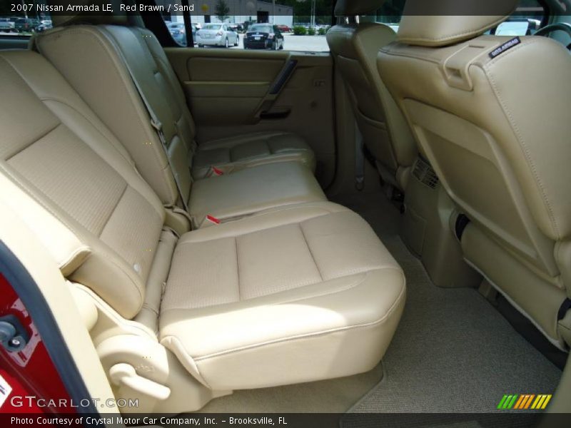Red Brawn / Sand 2007 Nissan Armada LE