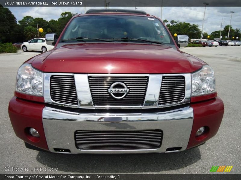 Red Brawn / Sand 2007 Nissan Armada LE