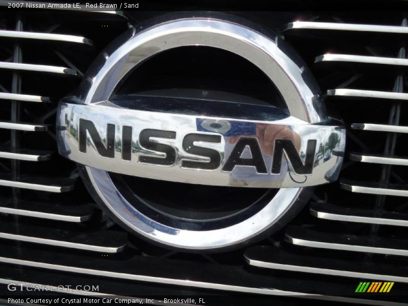 Red Brawn / Sand 2007 Nissan Armada LE