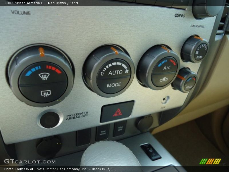 Red Brawn / Sand 2007 Nissan Armada LE