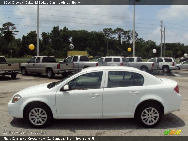 Summit White / Ebony 2010 Chevrolet Cobalt LS Sedan