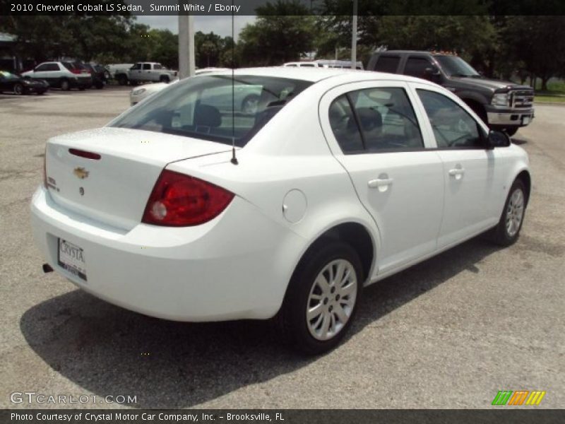 Summit White / Ebony 2010 Chevrolet Cobalt LS Sedan