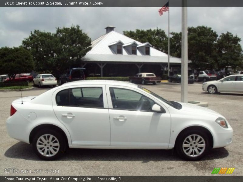 Summit White / Ebony 2010 Chevrolet Cobalt LS Sedan