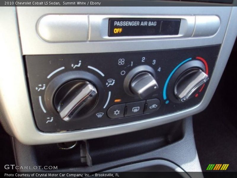 Summit White / Ebony 2010 Chevrolet Cobalt LS Sedan