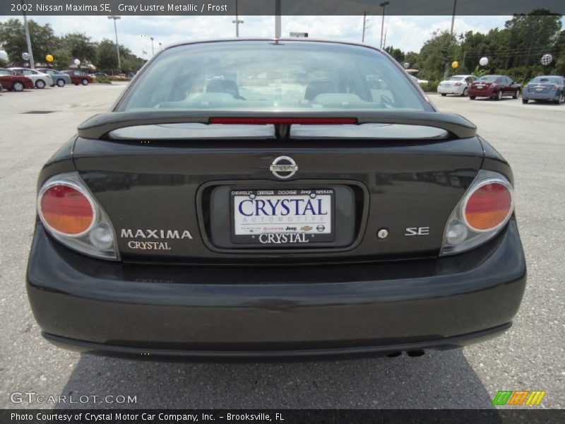 Gray Lustre Metallic / Frost 2002 Nissan Maxima SE