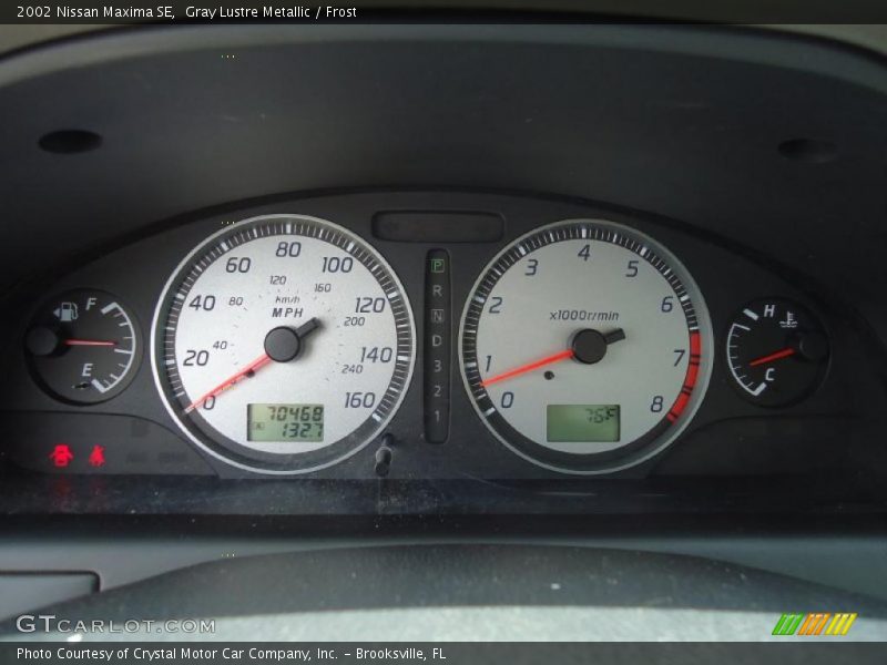 Gray Lustre Metallic / Frost 2002 Nissan Maxima SE