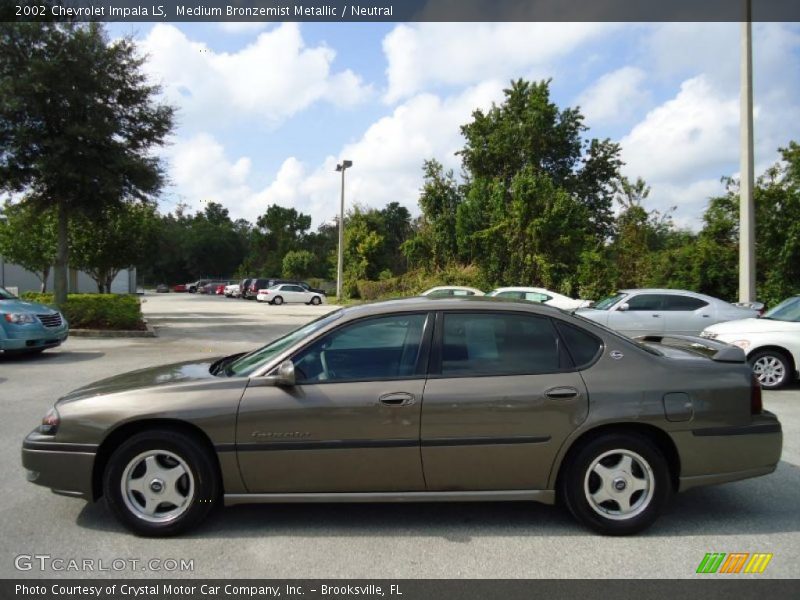 Medium Bronzemist Metallic / Neutral 2002 Chevrolet Impala LS