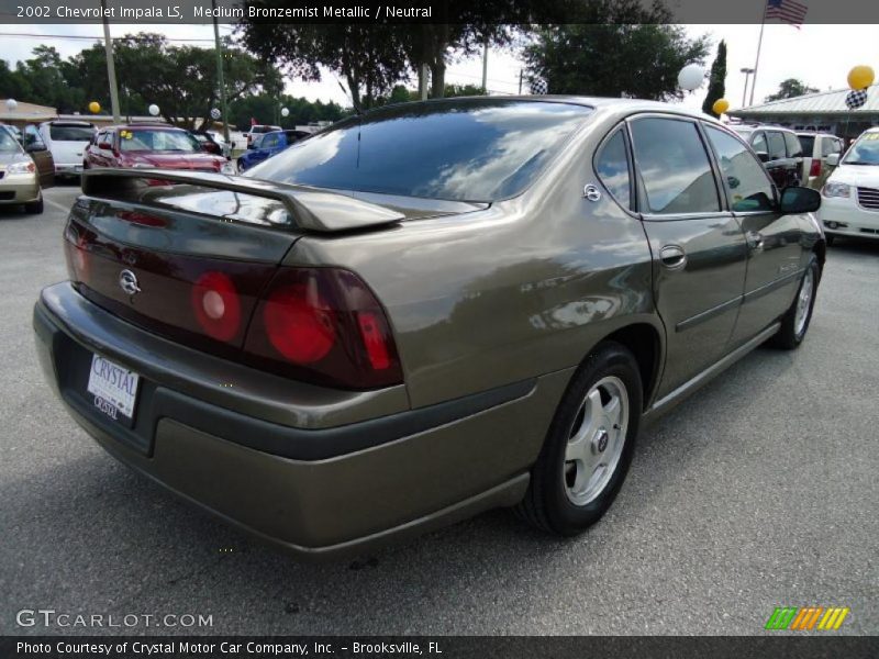 Medium Bronzemist Metallic / Neutral 2002 Chevrolet Impala LS