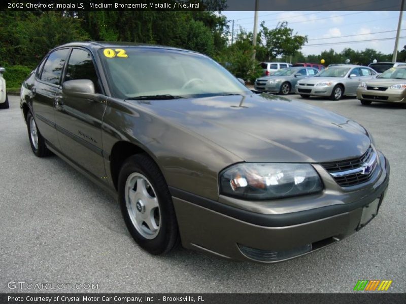 Medium Bronzemist Metallic / Neutral 2002 Chevrolet Impala LS