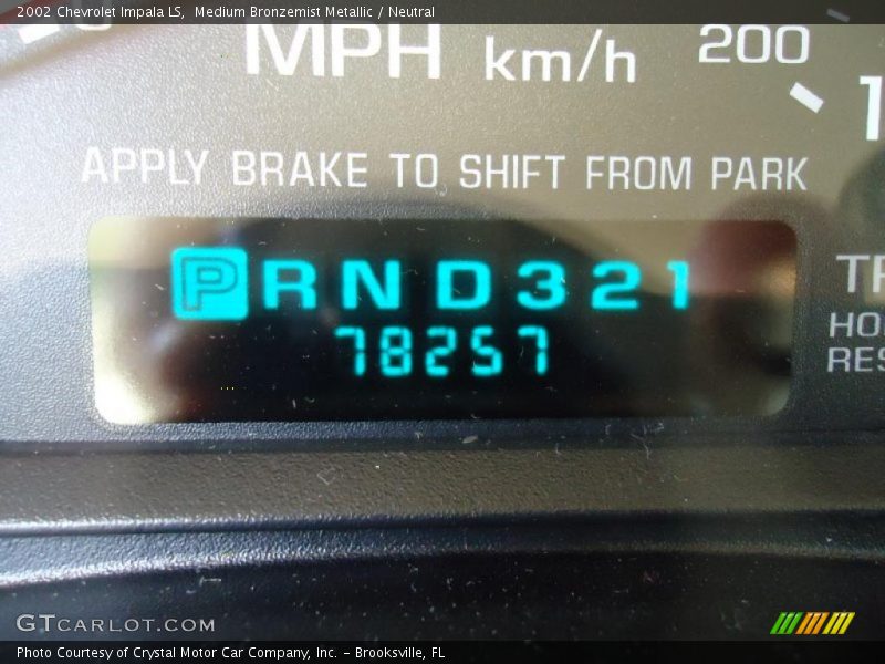 Medium Bronzemist Metallic / Neutral 2002 Chevrolet Impala LS