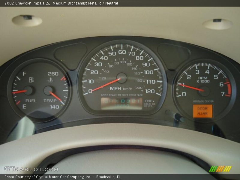 Medium Bronzemist Metallic / Neutral 2002 Chevrolet Impala LS