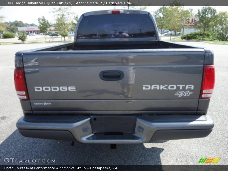 Graphite Metallic / Dark Slate Gray 2004 Dodge Dakota SXT Quad Cab 4x4