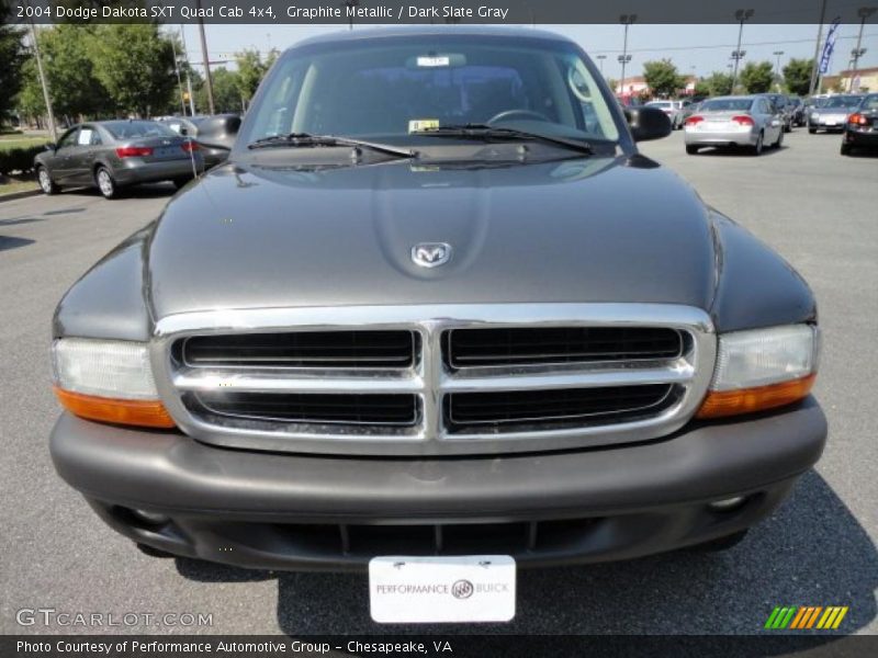 Graphite Metallic / Dark Slate Gray 2004 Dodge Dakota SXT Quad Cab 4x4