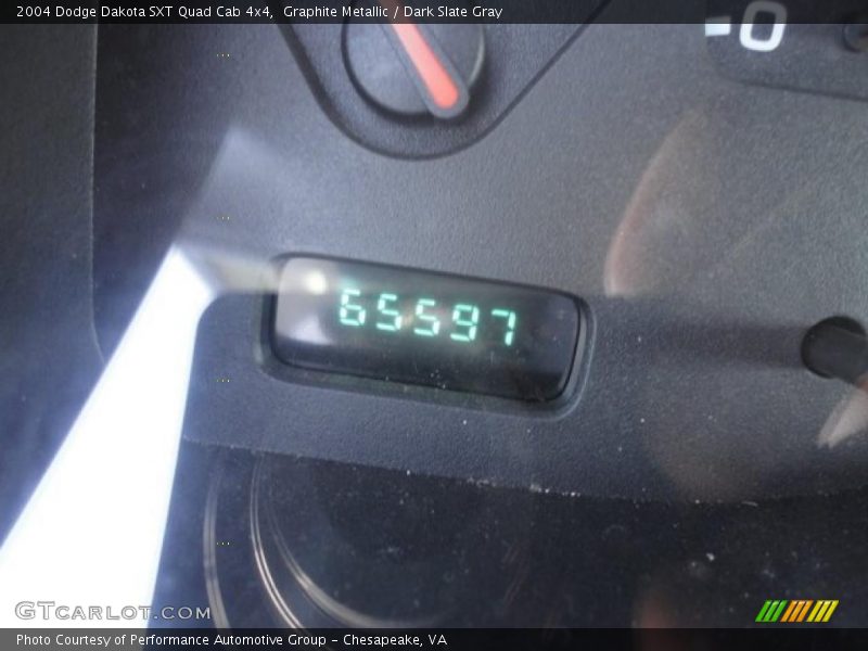 Graphite Metallic / Dark Slate Gray 2004 Dodge Dakota SXT Quad Cab 4x4