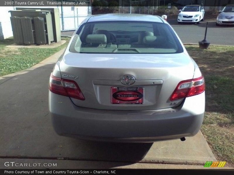 Titanium Metallic / Ash 2007 Toyota Camry LE