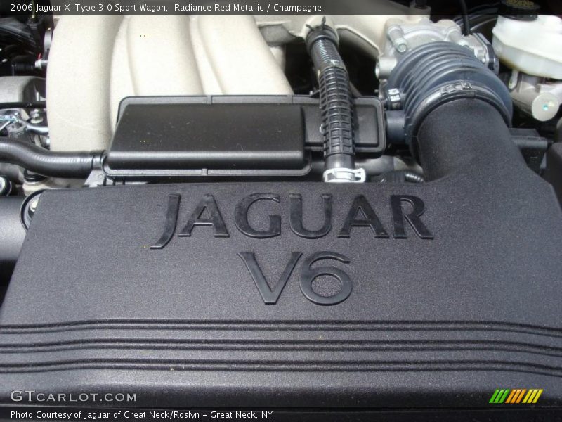 Radiance Red Metallic / Champagne 2006 Jaguar X-Type 3.0 Sport Wagon