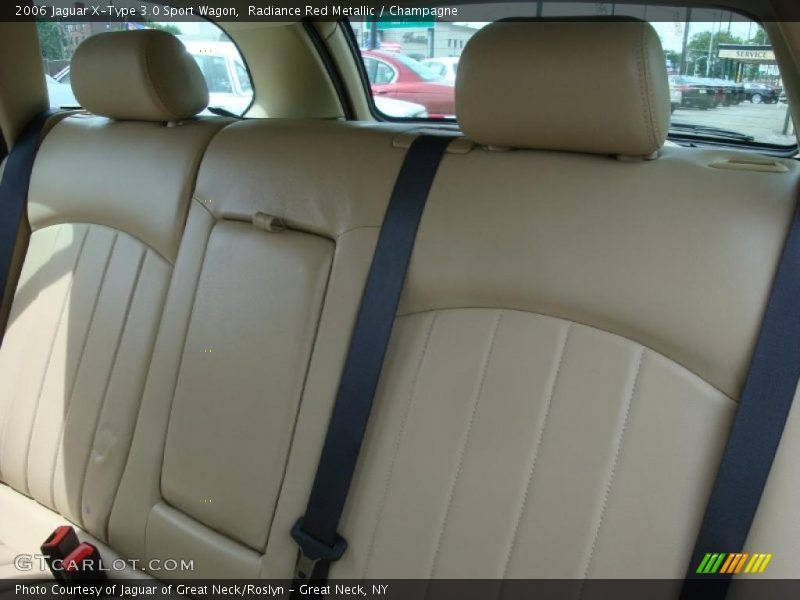Radiance Red Metallic / Champagne 2006 Jaguar X-Type 3.0 Sport Wagon