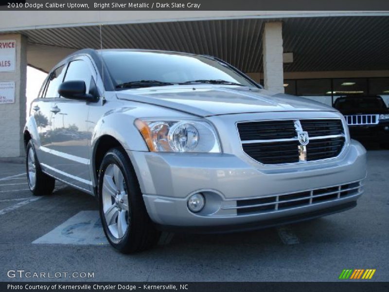 Bright Silver Metallic / Dark Slate Gray 2010 Dodge Caliber Uptown