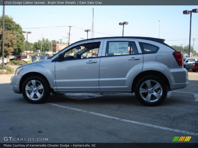 Bright Silver Metallic / Dark Slate Gray 2010 Dodge Caliber Uptown