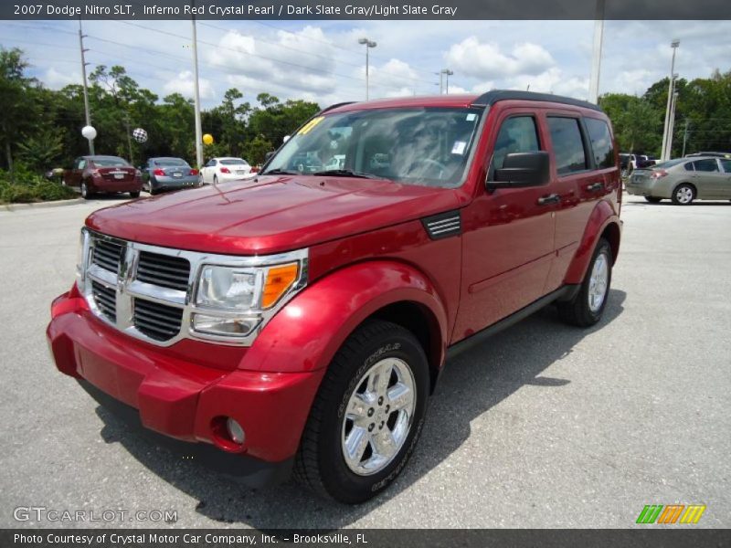 Inferno Red Crystal Pearl / Dark Slate Gray/Light Slate Gray 2007 Dodge Nitro SLT