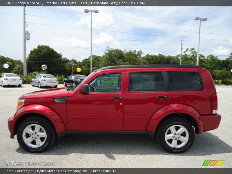 Inferno Red Crystal Pearl / Dark Slate Gray/Light Slate Gray 2007 Dodge Nitro SLT