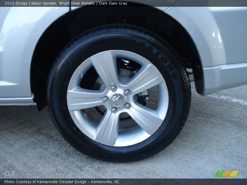 Bright Silver Metallic / Dark Slate Gray 2010 Dodge Caliber Uptown