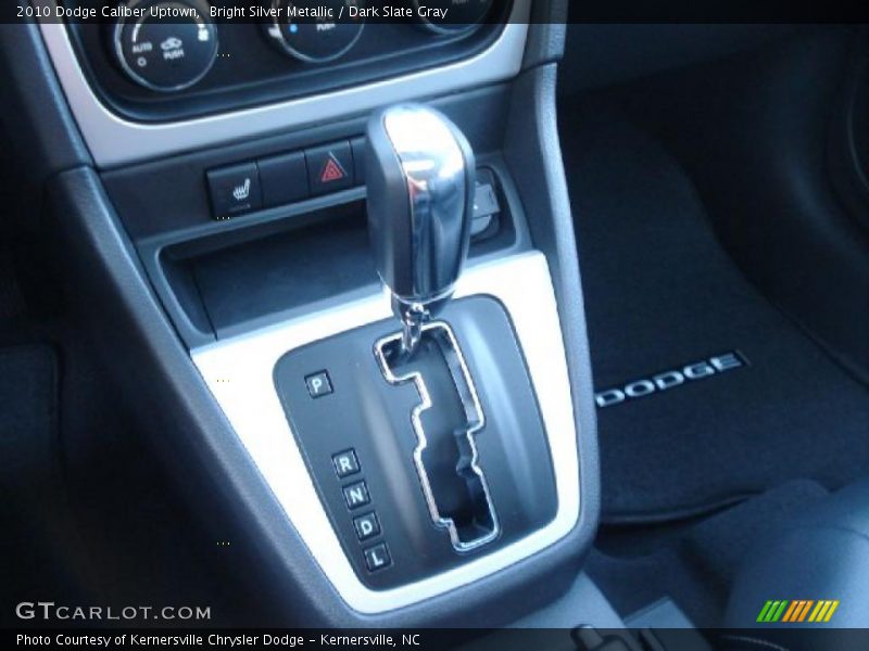 Bright Silver Metallic / Dark Slate Gray 2010 Dodge Caliber Uptown
