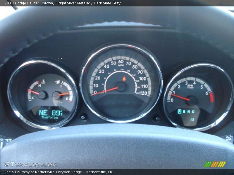 Bright Silver Metallic / Dark Slate Gray 2010 Dodge Caliber Uptown