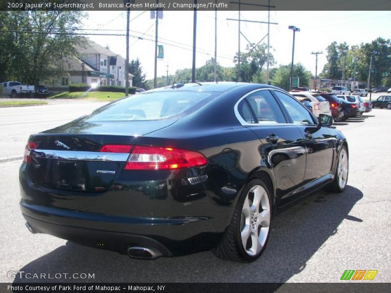 Botanical Green Metallic / Champagne/Truffle 2009 Jaguar XF Supercharged