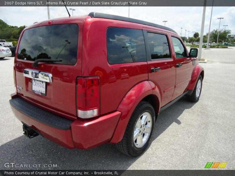 Inferno Red Crystal Pearl / Dark Slate Gray/Light Slate Gray 2007 Dodge Nitro SLT