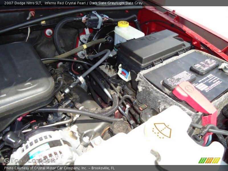 Inferno Red Crystal Pearl / Dark Slate Gray/Light Slate Gray 2007 Dodge Nitro SLT