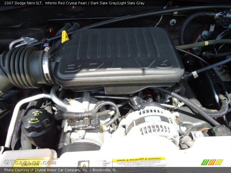 Inferno Red Crystal Pearl / Dark Slate Gray/Light Slate Gray 2007 Dodge Nitro SLT