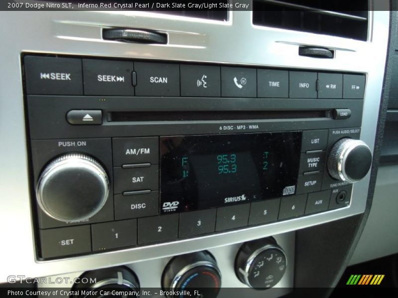 Inferno Red Crystal Pearl / Dark Slate Gray/Light Slate Gray 2007 Dodge Nitro SLT