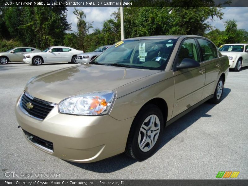 Sandstone Metallic / Cashmere Beige 2007 Chevrolet Malibu LS Sedan
