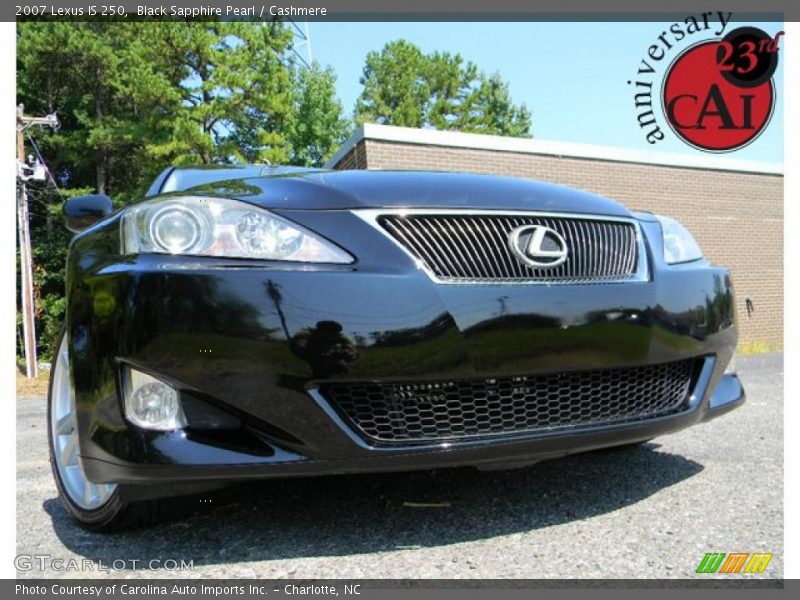 Black Sapphire Pearl / Cashmere 2007 Lexus IS 250