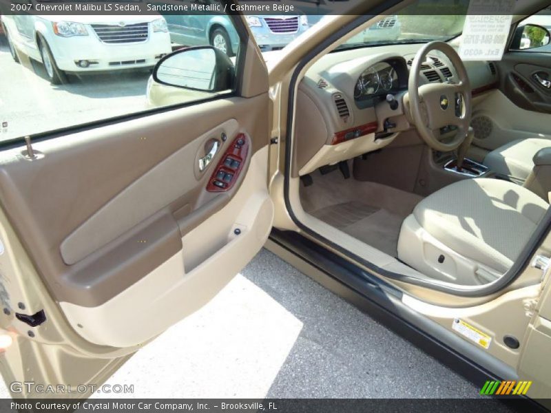 Sandstone Metallic / Cashmere Beige 2007 Chevrolet Malibu LS Sedan