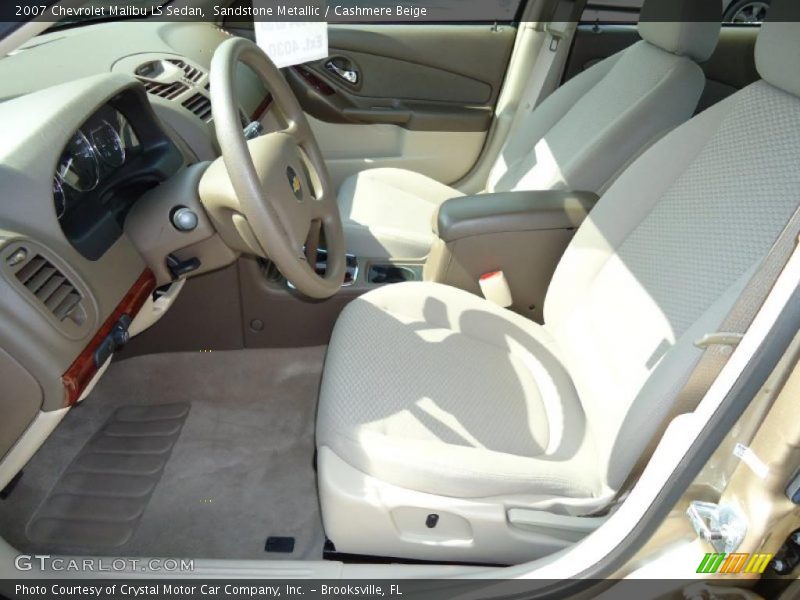 Sandstone Metallic / Cashmere Beige 2007 Chevrolet Malibu LS Sedan