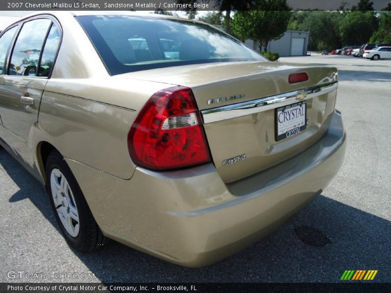 Sandstone Metallic / Cashmere Beige 2007 Chevrolet Malibu LS Sedan
