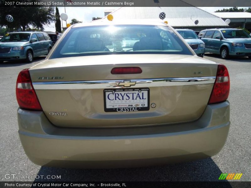 Sandstone Metallic / Cashmere Beige 2007 Chevrolet Malibu LS Sedan