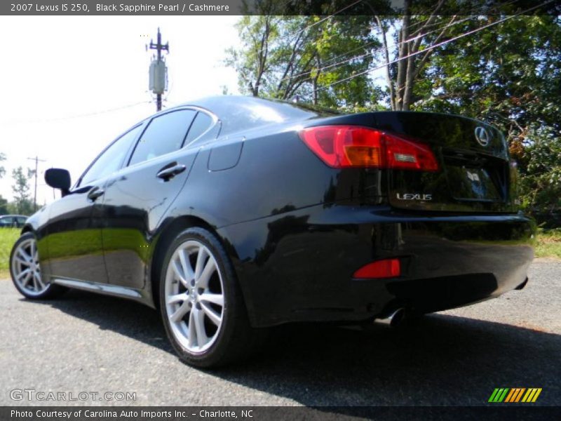 Black Sapphire Pearl / Cashmere 2007 Lexus IS 250