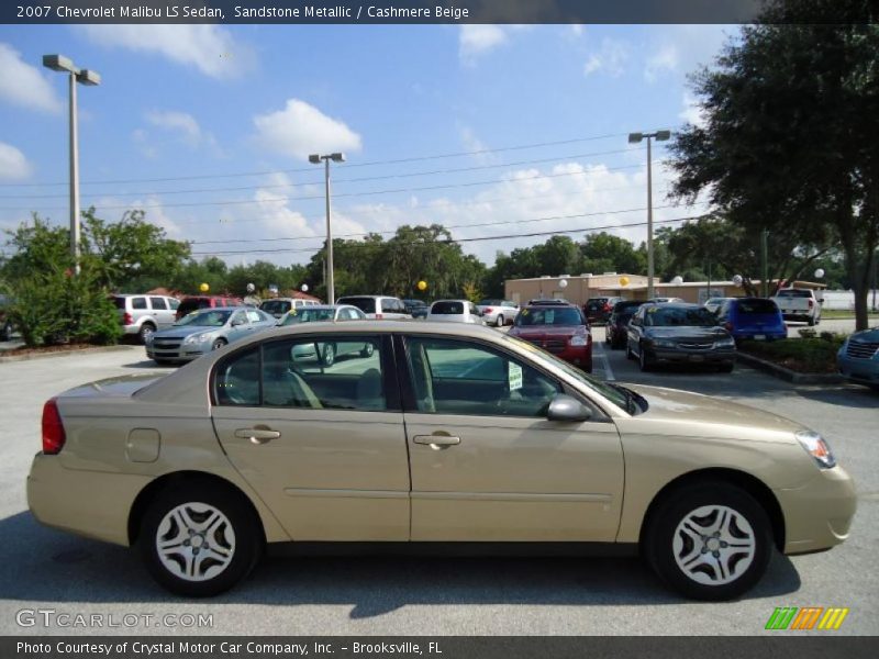 Sandstone Metallic / Cashmere Beige 2007 Chevrolet Malibu LS Sedan