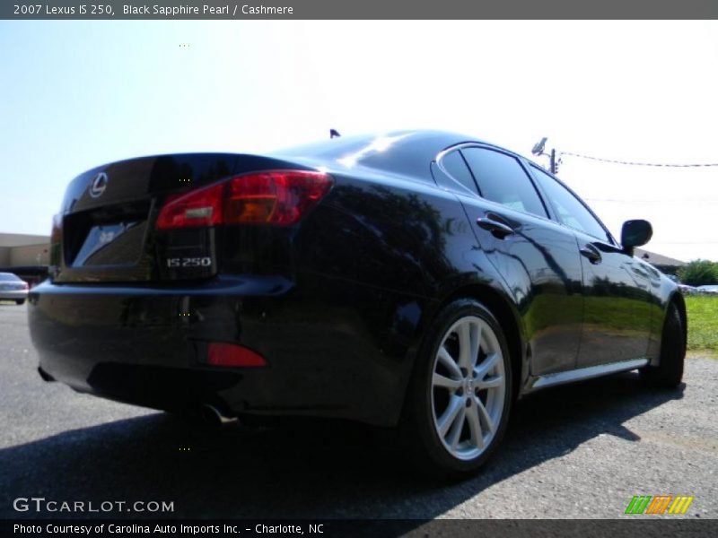 Black Sapphire Pearl / Cashmere 2007 Lexus IS 250
