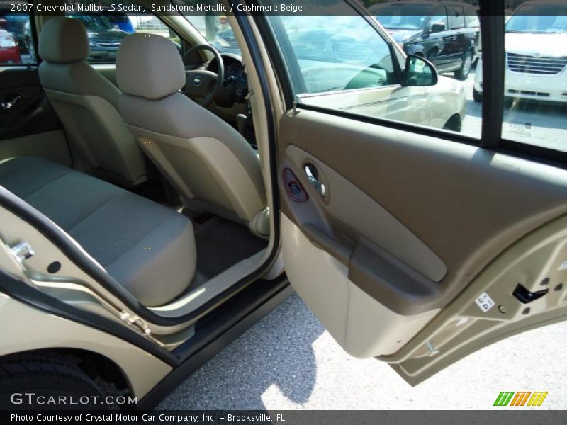 Sandstone Metallic / Cashmere Beige 2007 Chevrolet Malibu LS Sedan