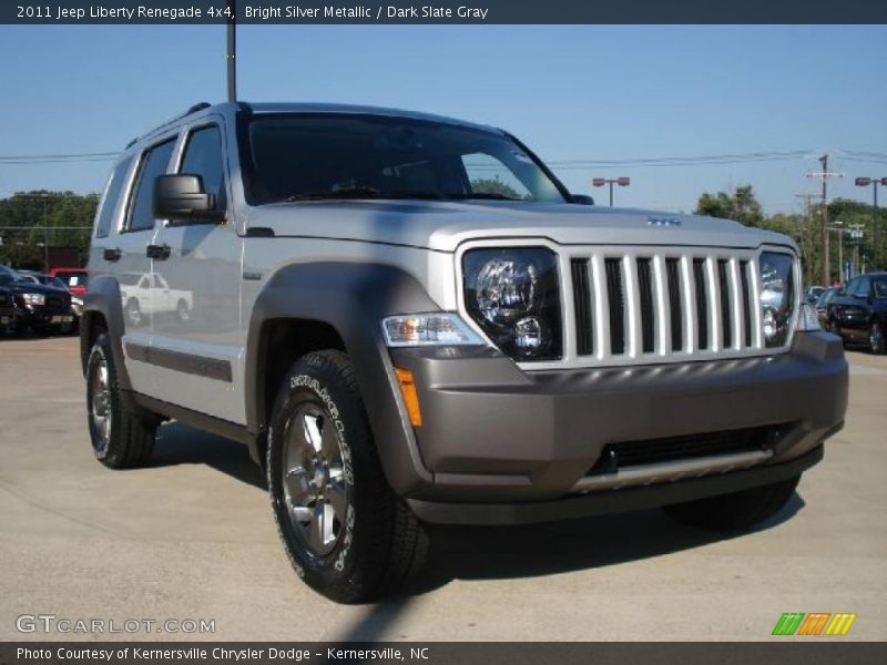 Bright Silver Metallic / Dark Slate Gray 2011 Jeep Liberty Renegade 4x4